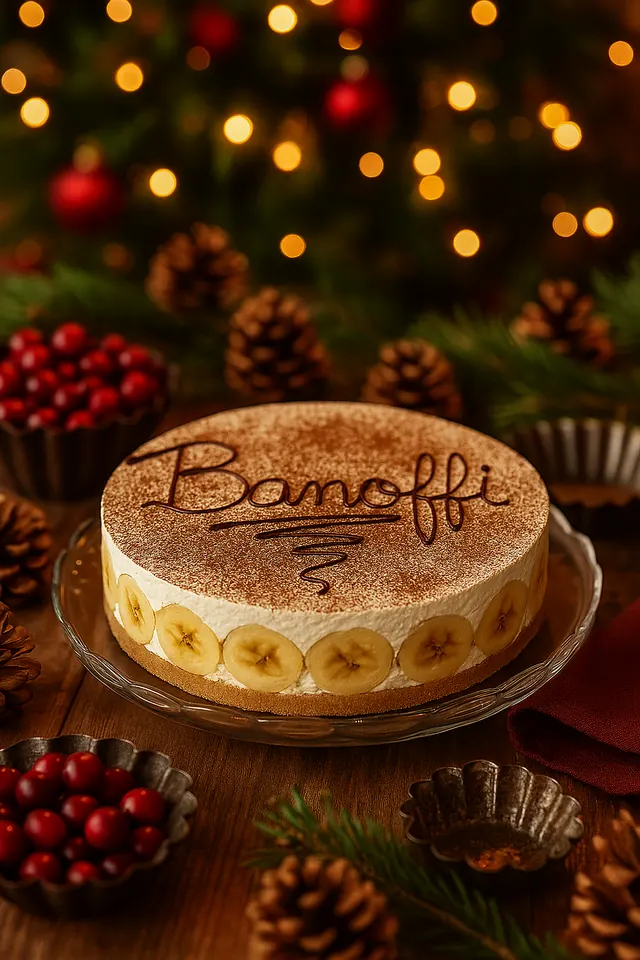 Torta Banoffi decorada