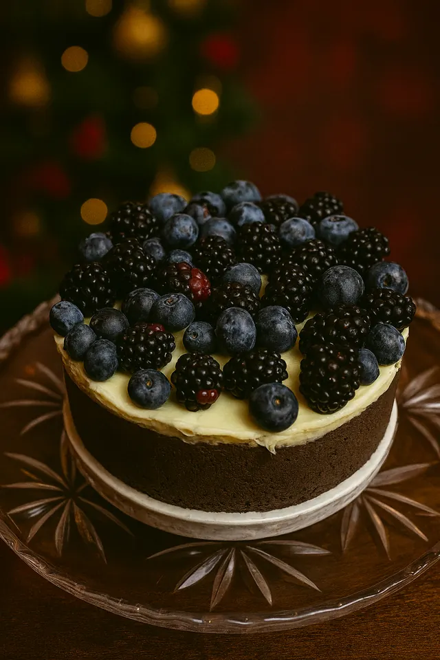 Torta de Ninho com Nutella e frutas vermelhas